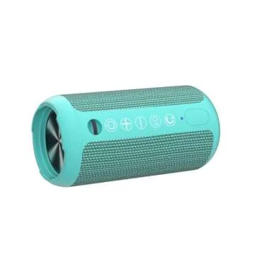 Ortizan Portable Bluetooth Speaker with Loud Stereo Sound and RGB Lights