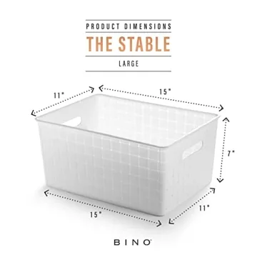 BINO Plastic Basket - Versatile Storage Organizer for Home