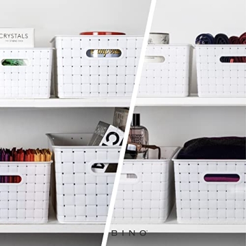 BINO Plastic Basket - Versatile Storage Organizer for Home