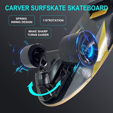 Dreskar FT009 Electric Skateboard, Dual Motor, 18 MPH