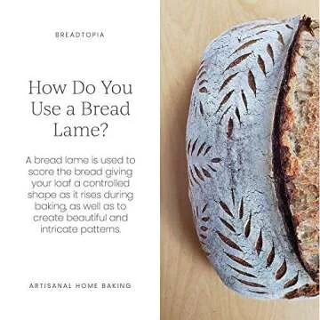 Breadtopia Bread Lame with 5 Blades & Storage Box | Premium Lame Bread Tool | Bread Lame Dough Scoring Tool | Perfect as a Sourdough Scoring Blade | Ideal Gifts for Bakers |