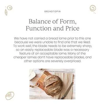 Breadtopia Bread Lame with 5 Blades & Storage Box | Premium Lame Bread Tool | Bread Lame Dough Scoring Tool | Perfect as a Sourdough Scoring Blade | Ideal Gifts for Bakers |