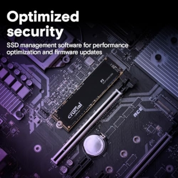 Crucial P3 4TB SSD - Up to 3500MB/s Speed and Reliability