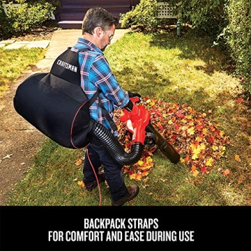 CRAFTSMAN 3-in-1 Leaf Blower and Vacuum Up to 260 MPH