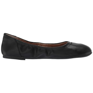 Amazon Essentials Ballet Flats - Black Faux Leather, Size 9
