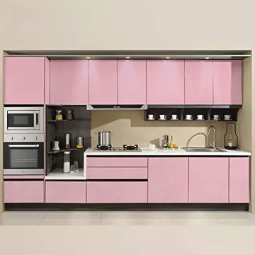 Glossy Glitter Pink Contact Paper - Easy Peel & Stick