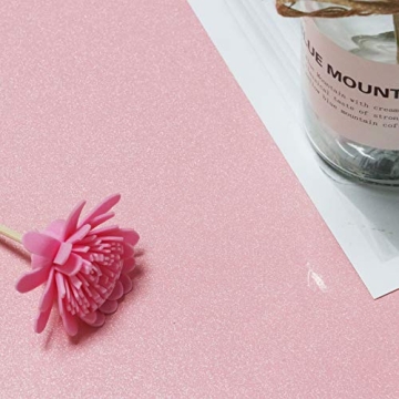 Glossy Glitter Pink Contact Paper - Easy Peel & Stick