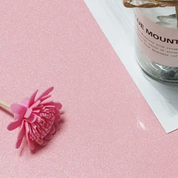 Glossy Glitter Pink Contact Paper - Easy Peel & Stick