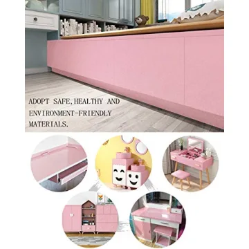 Glossy Glitter Pink Contact Paper - Easy Peel & Stick