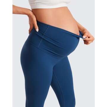 CRZ YOGA Maternity Leggings - Soft Comfort for Moms