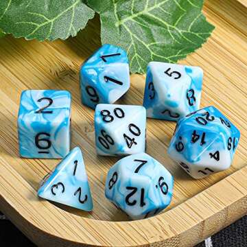 CiaraQ DND Polyhedral Dice Set for Tabletop Games