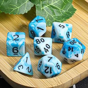 CiaraQ DND Polyhedral Dice Set for Tabletop Games