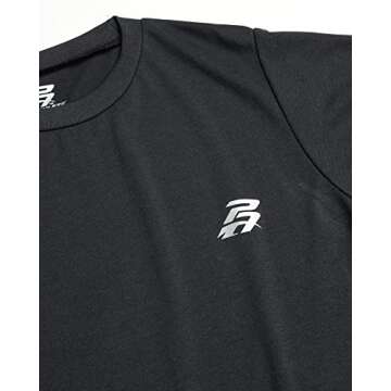 Pro Athlete Boys Athletic T-Shirt 2 Pack Active Performance Dry-Fit Sports Tee (8-16), Size 8, Black...
