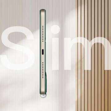 JETech Magnetic Case for iPad Mini (A17 Pro, 2024 Model, 7th Generation) / Mini 6 (2021 Model, 6th Generation), Magnetic Attachment, Slim Smart Tablet Cover with Auto Wake/Sleep (Misty Blue)