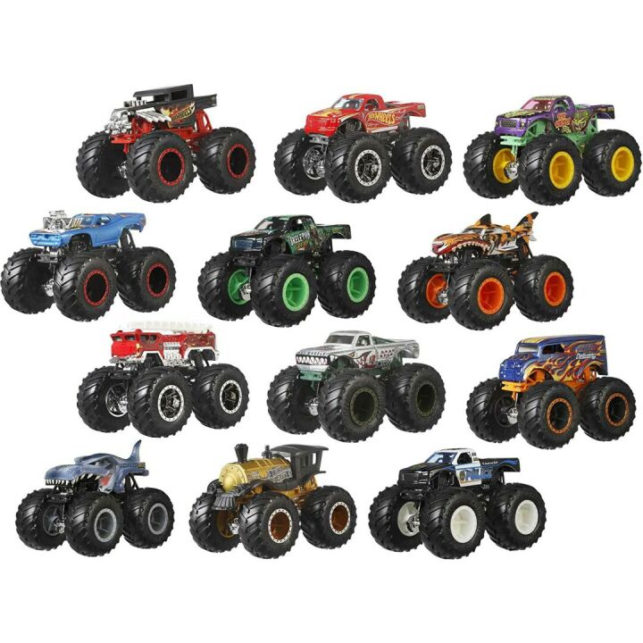 Hot Wheels Monster Trucks 12-Pack for Kids