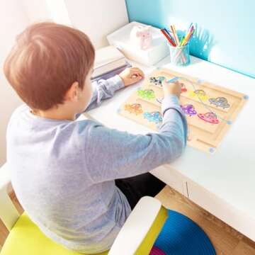 Magnetic Color Maze Montessori Toy for Kids