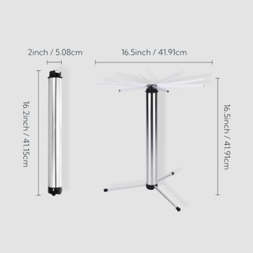 KITCHENDAO Collapsible Pasta Drying Rack for Easy Storage