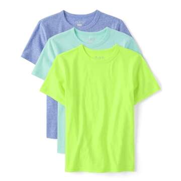 The Children's Place,Boys,Short Sleeve Crew Neck T-Shirts