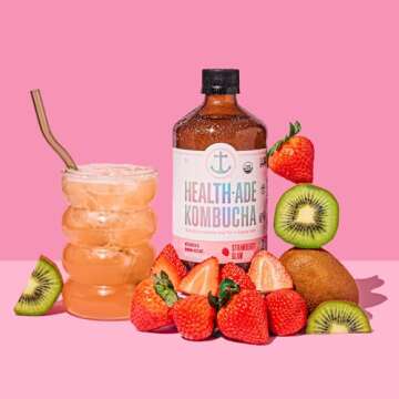 Health-Ade Kombucha - Organic Probiotic Drink, Glow Up Pack