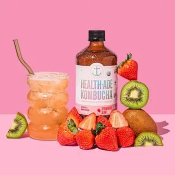 Health-Ade Kombucha - Organic Probiotic Drink, Glow Up Pack