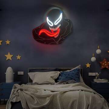 Anime Neon Sign for Room Decor & Gamer Spaces