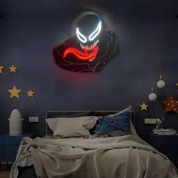 Anime Neon Sign for Room Decor & Gamer Spaces