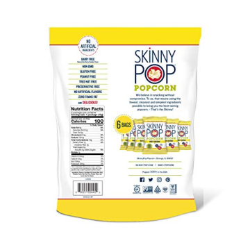SkinnyPop Popcorn Gluten Free Healthy Snacks for Everyone