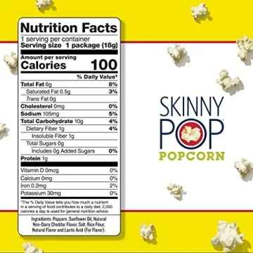 SkinnyPop Popcorn Gluten Free Healthy Snacks for Everyone