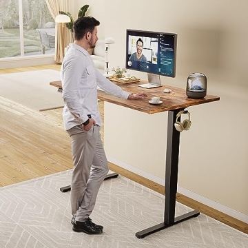 Buy SMUG Adjustable Electric Standing Desk for Home Office