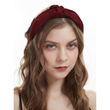 Ondder Headbands for Women 10 Pack Fashion Knotted Headband Top Knot Headbands for Women's Hair Turban Leopard Print Cheetah Headband Head Bands Women Headbands Diademas para Mujer