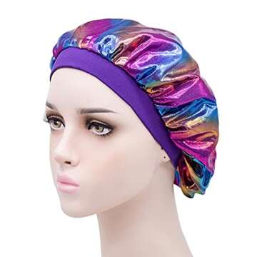 Kids Bonnets for Girls Curly Hair Bonnet for Kids Satin Sleep Caps for Girls Hair Cover for Sleeping...