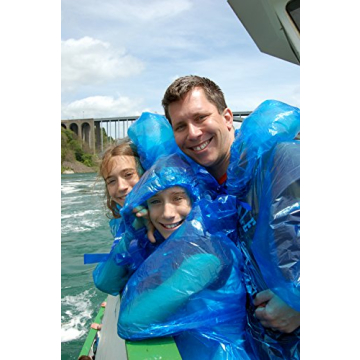 Lingito Extra Thick Disposable Rain Ponchos for Families