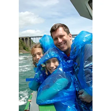 Lingito Extra Thick Disposable Rain Ponchos for Families