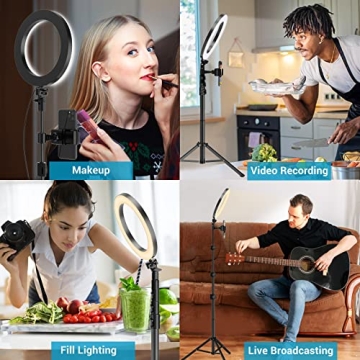 Selfie Ring Light with Tripod for Perfect Lighting