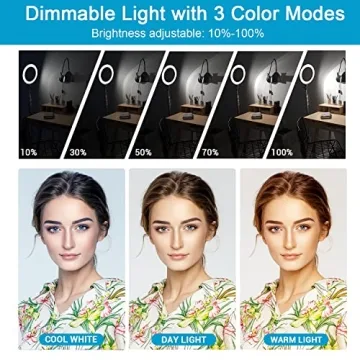 Selfie Ring Light with Tripod for Perfect Lighting