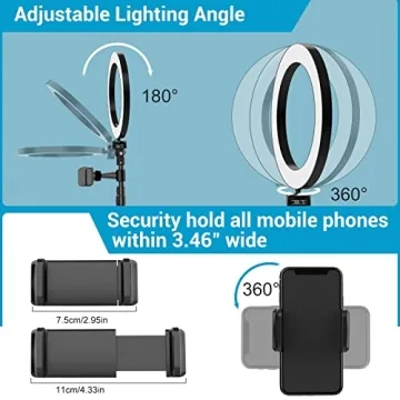 Selfie Ring Light with Tripod for Perfect Lighting