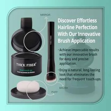 THICK FIBER Root Touch Up Powder - Instant Coverage Solution