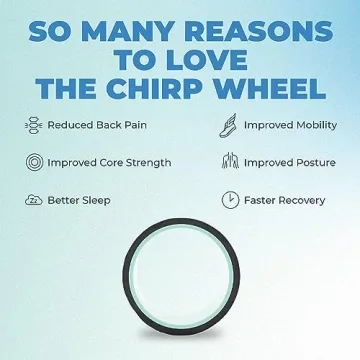 Chirp Wheel Foam Roller for Effective Back Pain Relief