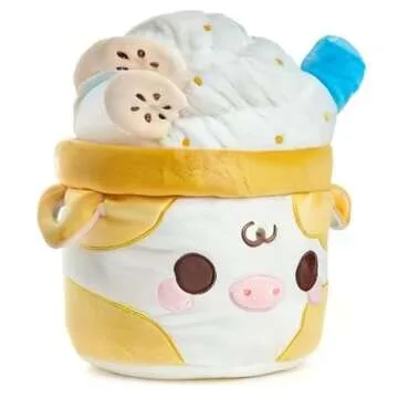 Cuddle Barn Banana Mooshake Plush Soft Kawaii Toy