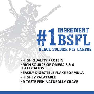 Fluval Bug Bites Color Enhancing Fish Food for Betta Fish, Flakes for Small to Medium Sized Fish, 0.63 oz., A7366, Brown