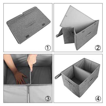 Valease Large Storage Boxes: Stylish & Eco-Friendly Bins
