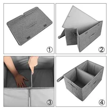 Valease Large Storage Boxes: Stylish & Eco-Friendly Bins