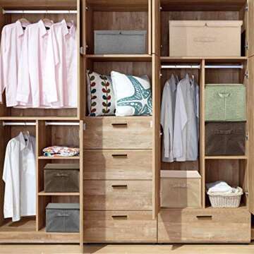 Valease Large Storage Boxes: Stylish & Eco-Friendly Bins