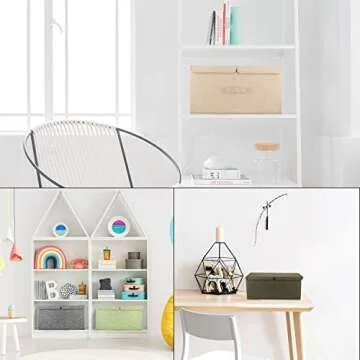 Valease Large Storage Boxes: Stylish & Eco-Friendly Bins