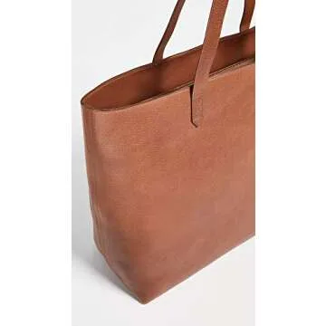 Madewell Zip-Top Transport Tote - Stylish Leather Bag