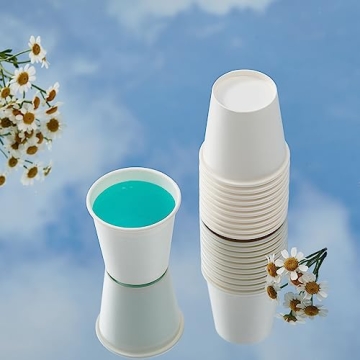 JOLLY PARTY 2 oz Paper Cups - 360 Pack Disposable Mini Cups