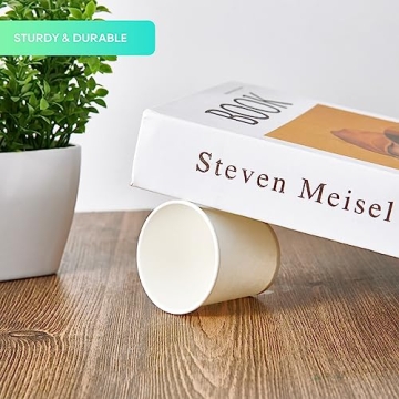 JOLLY PARTY 2 oz Paper Cups - 360 Pack Disposable Mini Cups