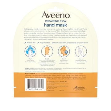 Aveeno Moisturizing Hand Mask with Shea Butter & Oats