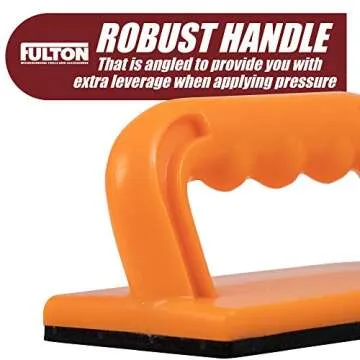 Fulton Safety Push Block 2 Pack, Orange Color for High Visibility Ideal for Use On Router Tables, Jointers, Shapers and Band Saws