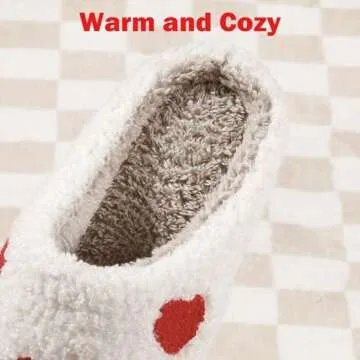 Cozy HIPINISS Heart Slippers for Ultimate Comfort